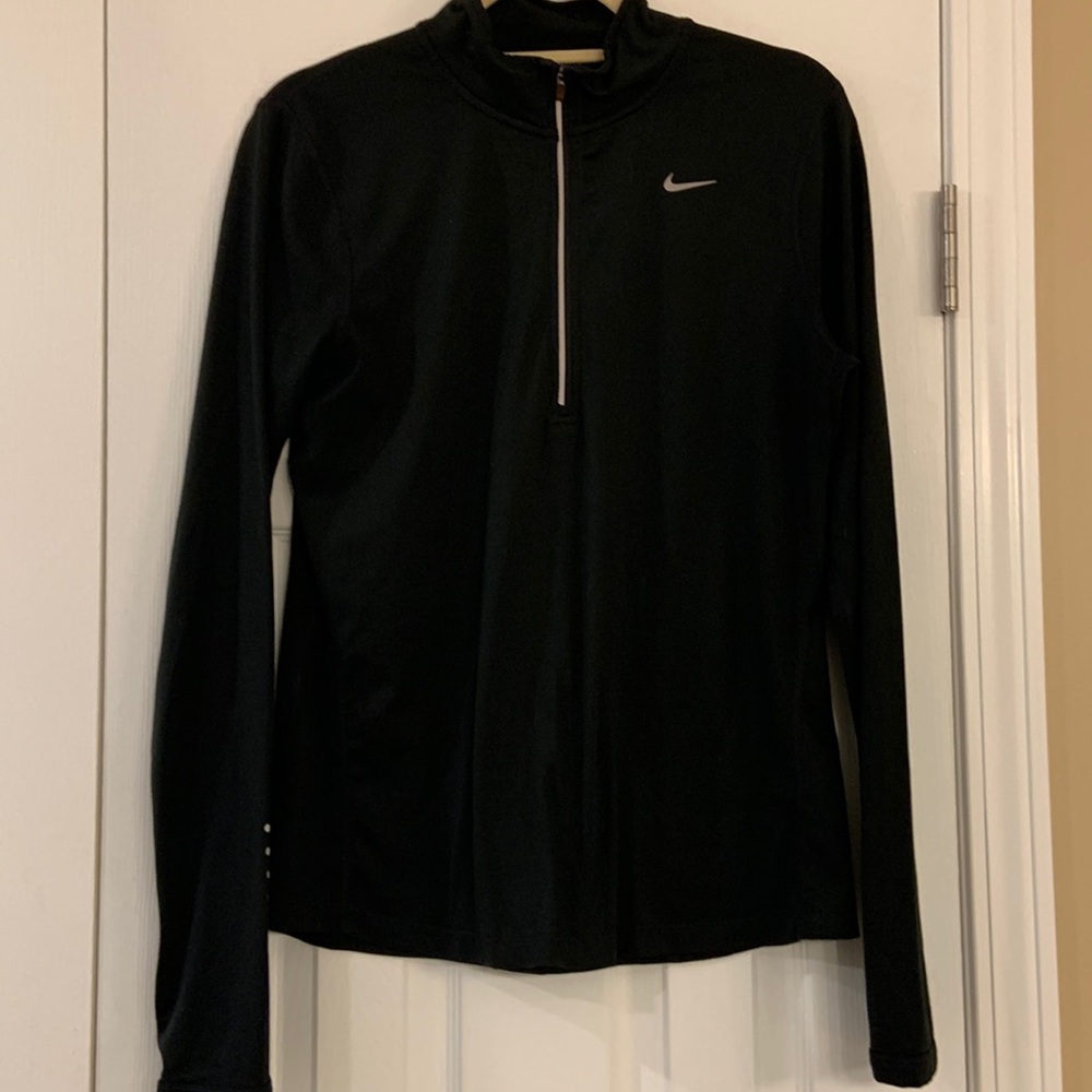 Nike Dri-Fit Black 1/4 Zip Pullover